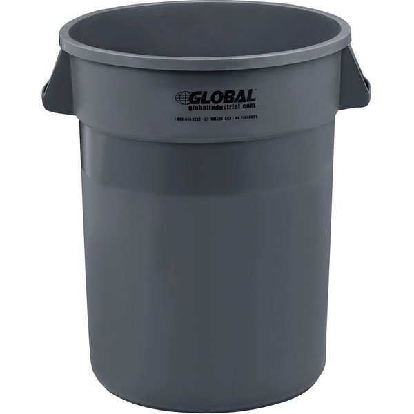 Global Industrial Round Gray, Plastic 240460GY
